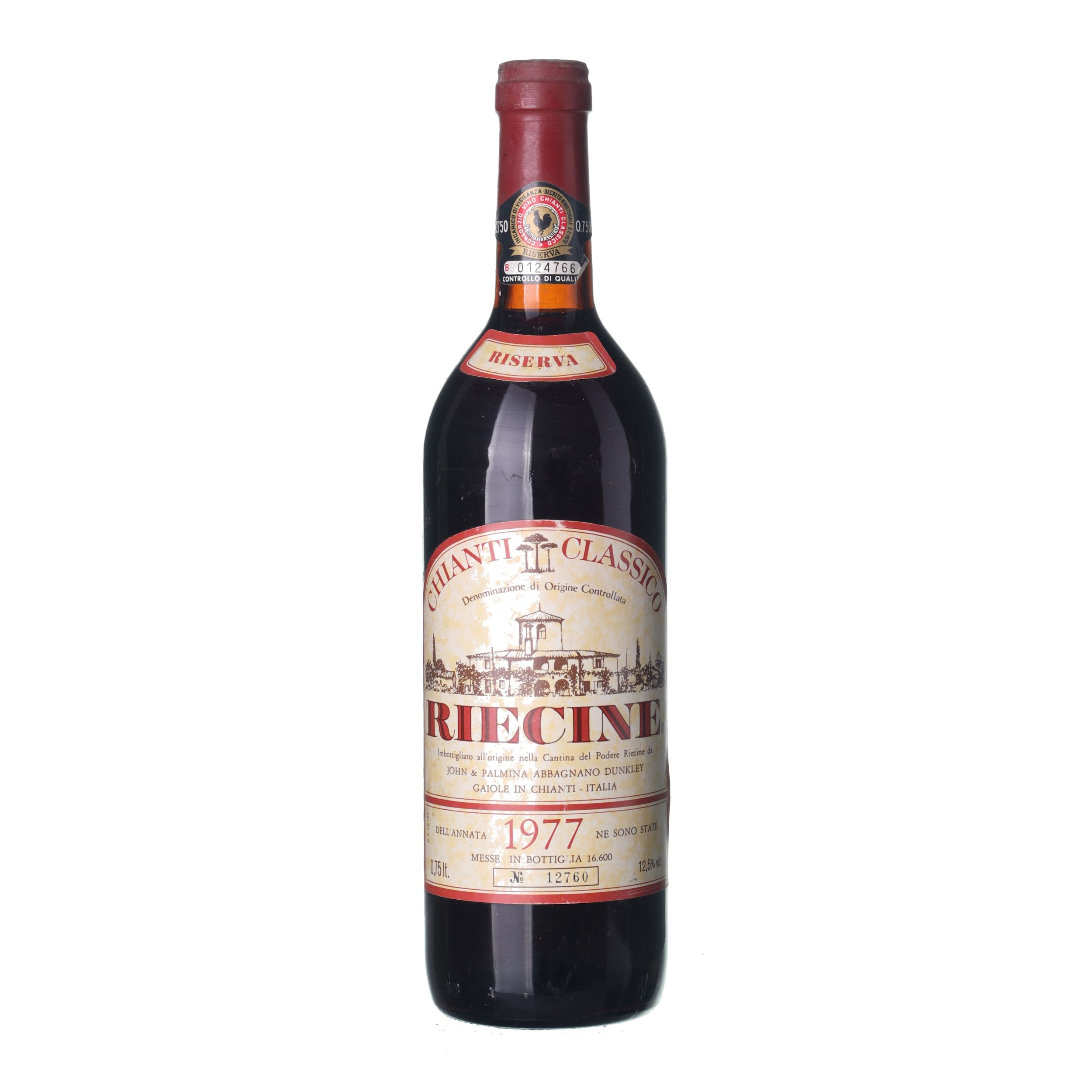 1977 Chianti Riserva Riecine | VIATEMPIA.COM