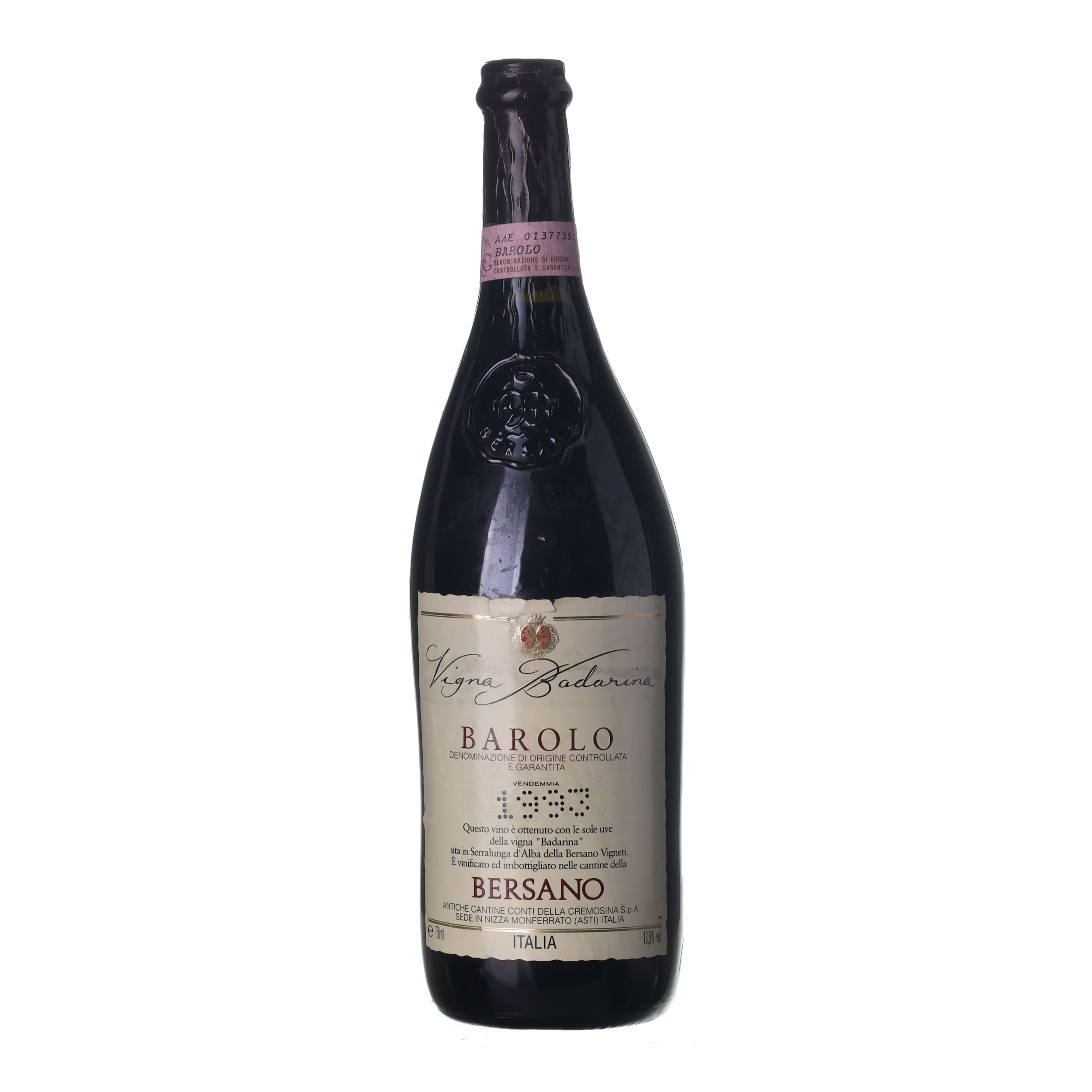【初回限定】 1993 Barolo VIATEMPIA.COM | Bersano ワイン