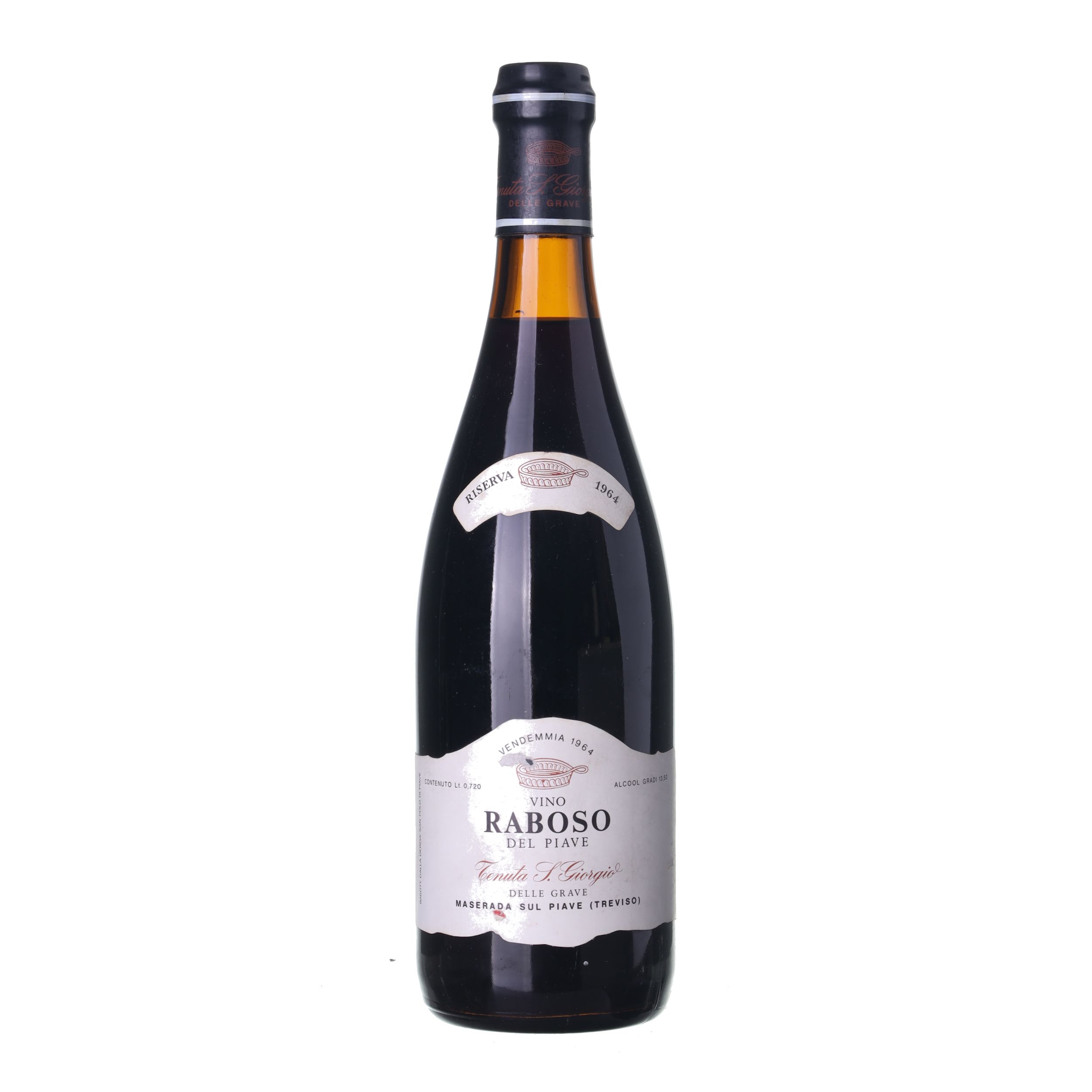 1964 Raboso Riserva Tenuta S. Giorgio | VIATEMPIA.COM