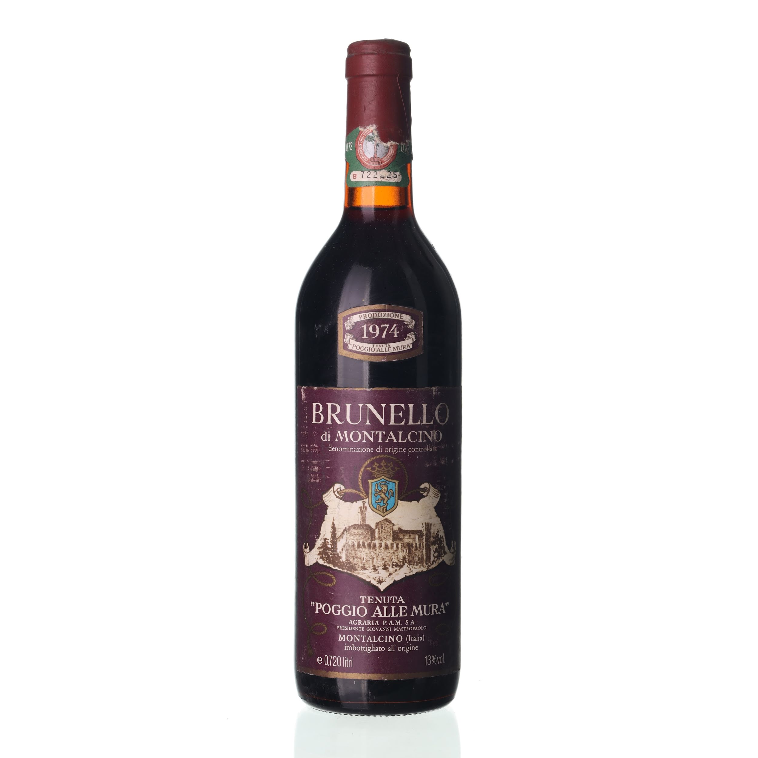 1974 Brunello di Montalcino Poggio Alle Mura