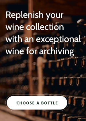Replenish your wine collection with an exceptional wine for archiving